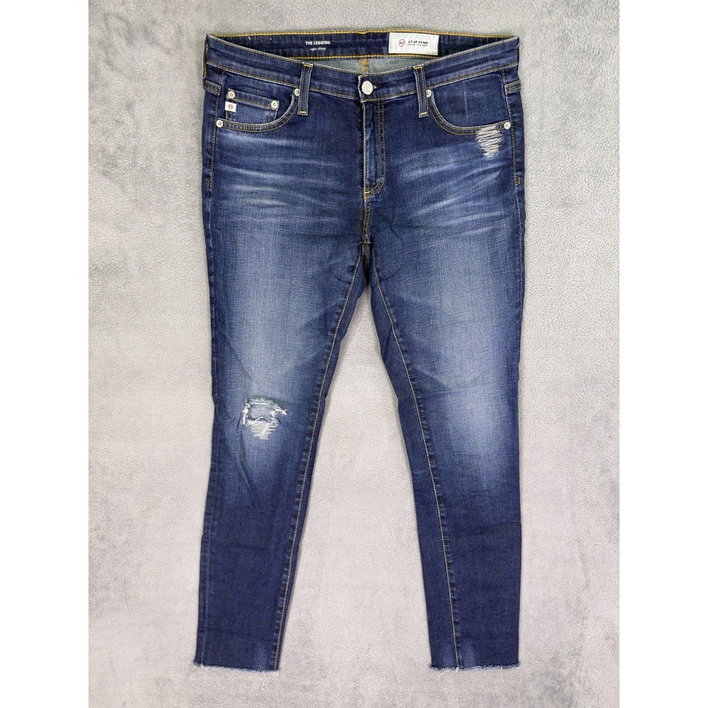 Adriano Goldschmied Jegging Jeans Womens 30 Legging Super Skinny Dark Wash